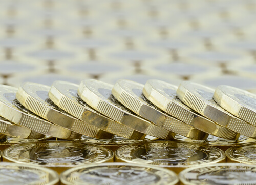 Pound coins 