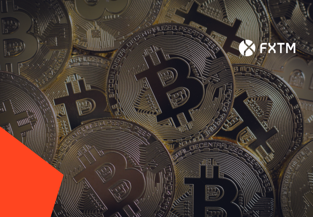 a pile of bitcoin