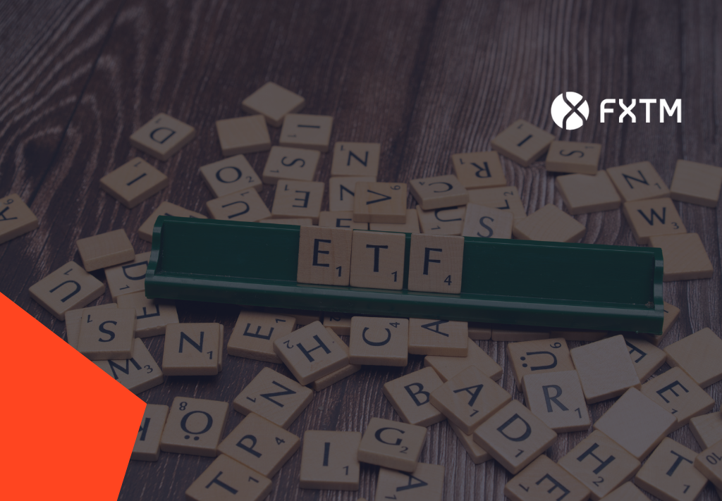 etf letter blocks on scrabble shelf